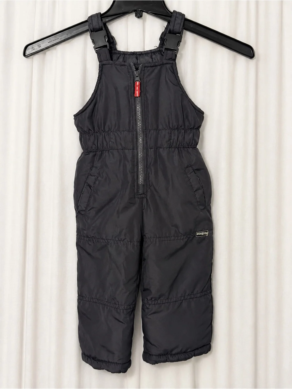 Kids Grey Snow Bib Overalls - Unbranded